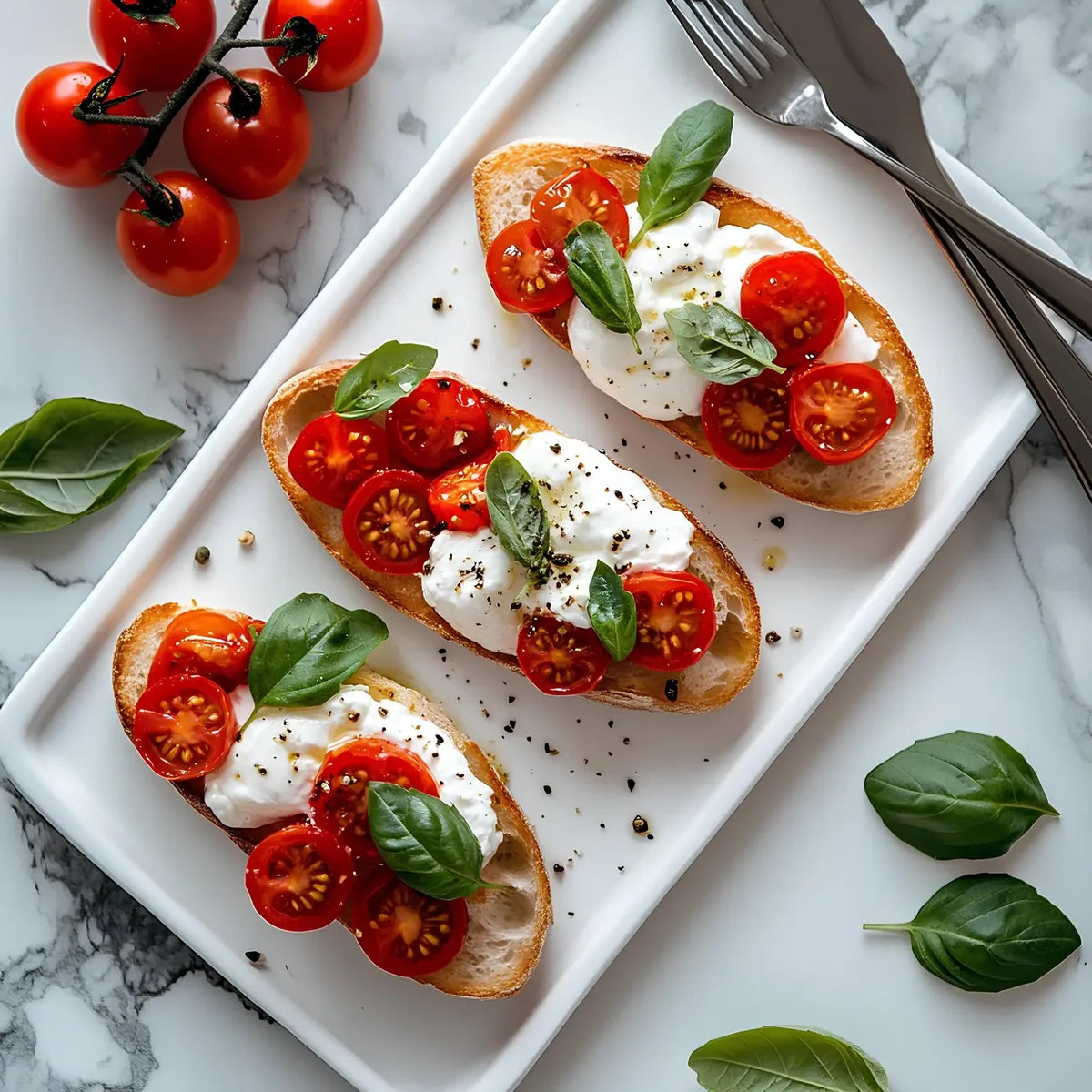 Burrata Bruschetta